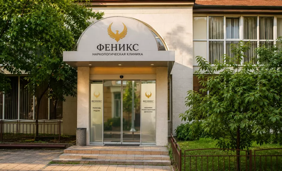 Вход в наркологическую клинику «Феникс» в Севастополе